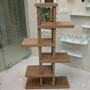 استند گلدان مدل پازلی شش طبقه