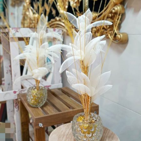 گل و گلدان مصنوعی طرح توری