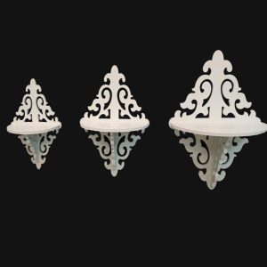 شلف دیواری PVC طرح لوزی - تصویر 2