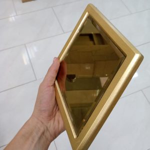 آینه دکوراتیو لوزی و پروانه - تصویر 3