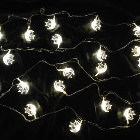 ریسه ال ای دی(LED)ماه و ستاره 4 متری - تصویر 3