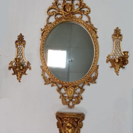 آینه و کنسول سلطنتی به همراه کنسول ایفل(ارسال رایگان)