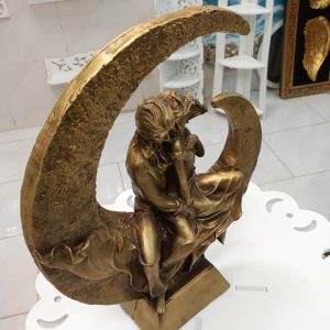 مجسمه دکوری ماه سوار - تصویر 7