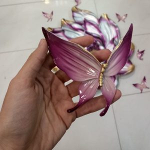 ست گل و پروانه دیوارکوب بزرگ - تصویر 3