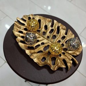 ظرف دکوری طرح برگ انجیری